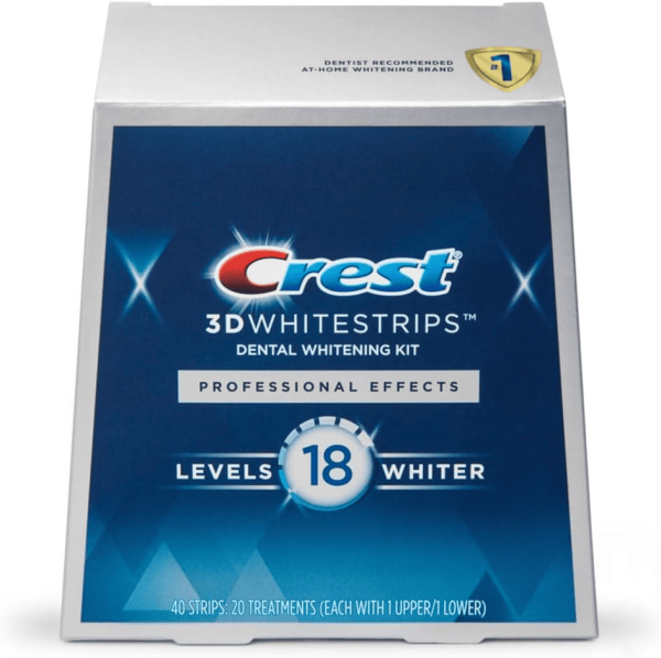 Crest 3D No Slip Whitestrips Professional Effects Teeth Whitening Kit 20 ea
